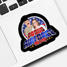 Load image into Gallery viewer, Proud USAF Mom Sticker designs customize for a personal touch
