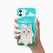 Load image into Gallery viewer, Purrfect phone case personalized
