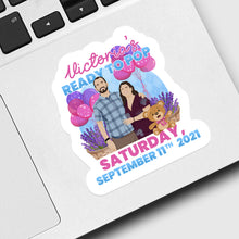 Load image into Gallery viewer, Ready to Pop Baby Shower Invitation Sticker designs customize for a personal touch
