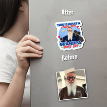 Load image into Gallery viewer, Really Cool Grandpa Magnet designs customize for a personal touch
