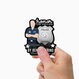 Remembering Sacrifice Law Enforcement Magnet Personalized