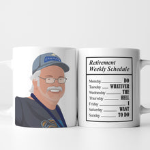 Load image into Gallery viewer, Retirement Mug Stickers Personalized
