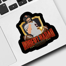 Load image into Gallery viewer, School Sports Football Name and Year Sticker designs customize for a personal touch
