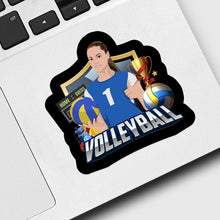 Load image into Gallery viewer, School Volleyball Sticker designs customize for a personal touch
