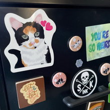 Load image into Gallery viewer, Custom Cat Face Stickers
