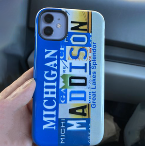 Custom License Plate Phone Case