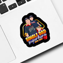 Load image into Gallery viewer, Single Dad Sticker designs customize for a personal touch
