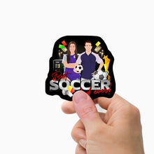 Load image into Gallery viewer, Soccer Dad Stickers Personalized
