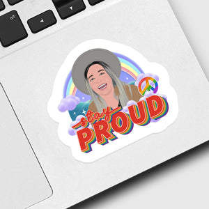 Stay Proud Sticker designs customize for a personal touch