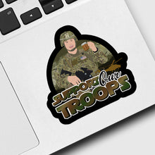 Load image into Gallery viewer, Support Our Military Troops Sticker designs customize for a personal touch
