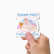 Load image into Gallery viewer, Thank You Christening Name Magnets Personalized
