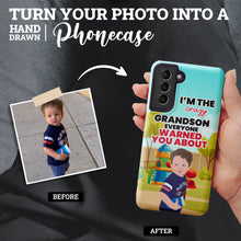 Load image into Gallery viewer, Personalized I’m the Crazy Grandson Phone Cases

