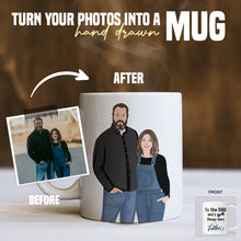 Load image into Gallery viewer, dad the legend mug
