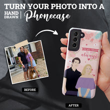 Load image into Gallery viewer, Personalized custom cell phone case Be Mine Valentine
