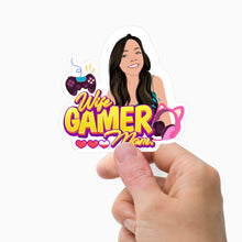 Load image into Gallery viewer, Wife Gamer Mom Stickers Stickers Personalized

