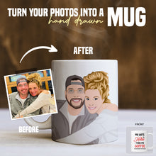 Load image into Gallery viewer, Wife Mug Sticker designs customize for a personal touch
