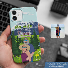 Load image into Gallery viewer, Looking At My Wife Personalized Phone Case Unique Design

