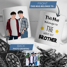 Load image into Gallery viewer, Worlds Best Brother Personalised Mug Gift
