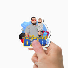 Load image into Gallery viewer, Worlds Coolest Dad Magnet Personalized
