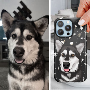 Custom Dog Boho Pattern Case