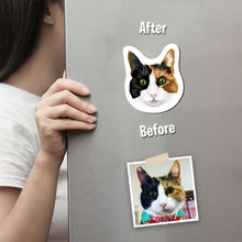 Load image into Gallery viewer, Custom Cat Fridge Magnets
