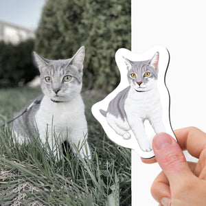 Custom Cat Fridge Magnets