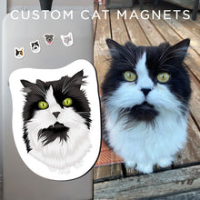 Load image into Gallery viewer, Custom Cat Fridge Magnets
