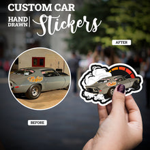 Load image into Gallery viewer, Custom Car Stickers - Photo Drawing
