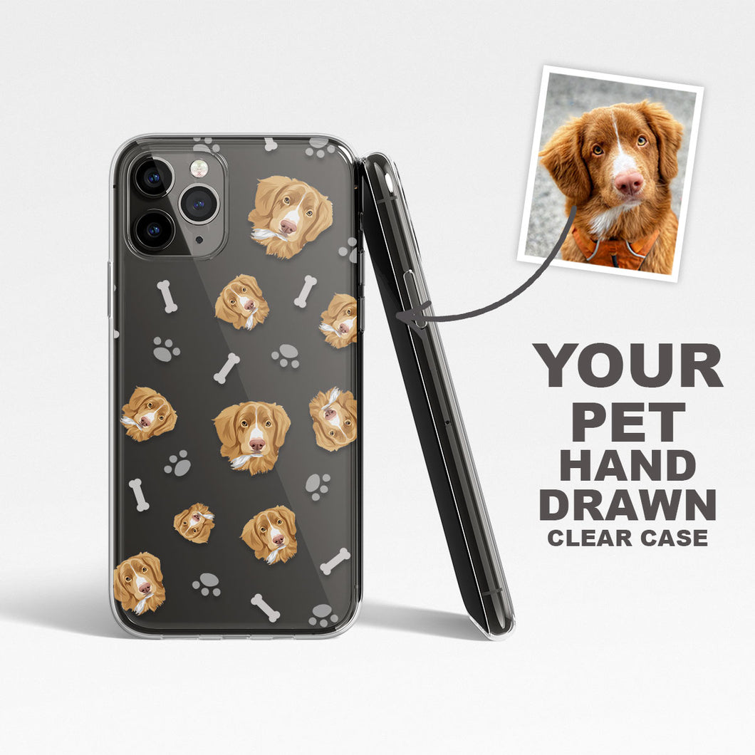 Custom Dog Face Phone Case