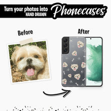 Load image into Gallery viewer, Custom Dog Face Phone Case
