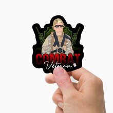 Load image into Gallery viewer, combat veteran Stickers Personalized
