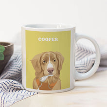 Load image into Gallery viewer, Custom Dog Portrait Mug
