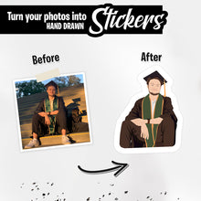 Load image into Gallery viewer, Custom Graduation Photo Stickers
