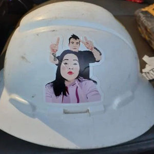 Custom Hard Hat Stickers