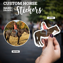 Load image into Gallery viewer, Custom Pet Horse Stickers
