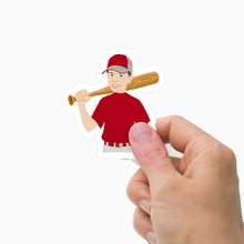 Load image into Gallery viewer, Custom Little League Baseball Stickers
