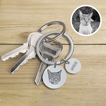 Load image into Gallery viewer, Custom Pet Charm Keychain
