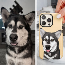 Load image into Gallery viewer, Custom Dog Portrait Phone Case
