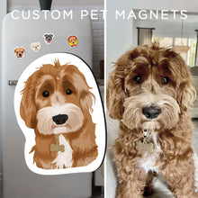 Load image into Gallery viewer, Custom Dog Face Magnets
