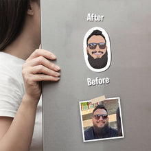 Load image into Gallery viewer, Custom Face Fridge Magnets
