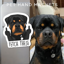 Load image into Gallery viewer, Custom Funny &quot;Fetch These&quot; Dog Magnets
