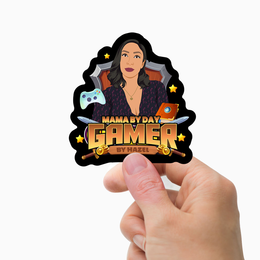 for gamer mom Stickers Personalized