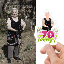 Load image into Gallery viewer, Fun 70 Year Old Birthday Stickers
