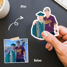 Load image into Gallery viewer, Custom Graduation Photo Stickers
