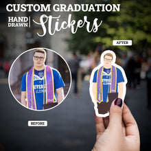 Load image into Gallery viewer, Custom Graduation Photo Stickers
