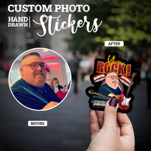 Load image into Gallery viewer, Create your own Custom Stickers for You Rock Musician
