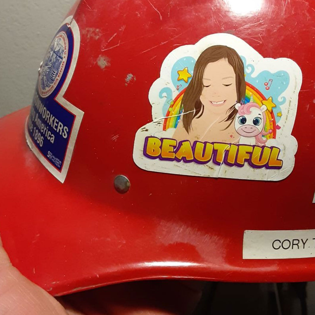 Custom Hard Hat Stickers