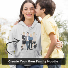 Load image into Gallery viewer, Custom Drawn Family Hoodie
