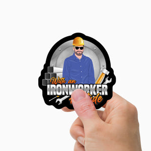 Ironworker Attitude Stickers Personalized