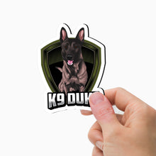 Load image into Gallery viewer, Custom K9 Badge Magnets
